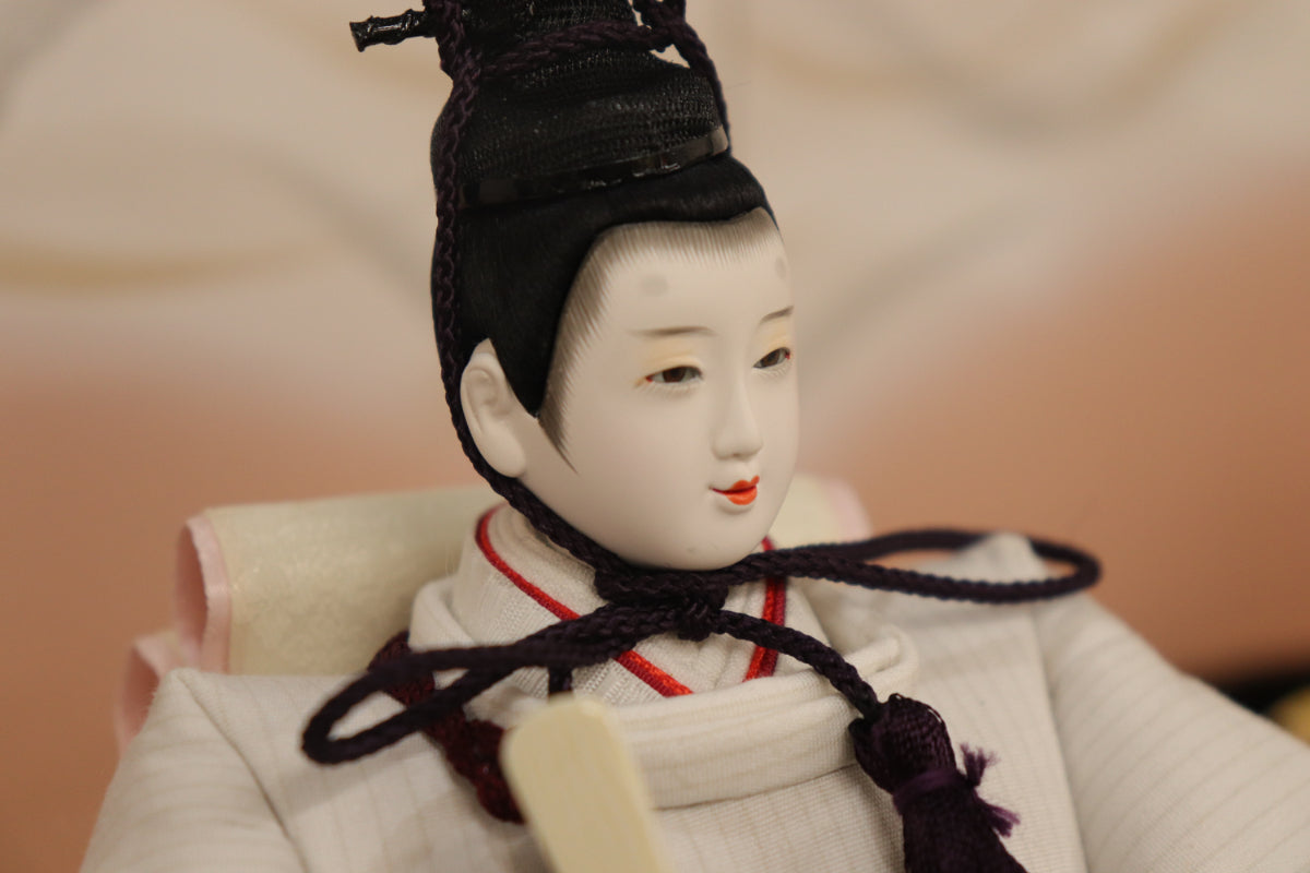 親王飾り雛人形セット （55㎝×33㎝×23㎝）　
