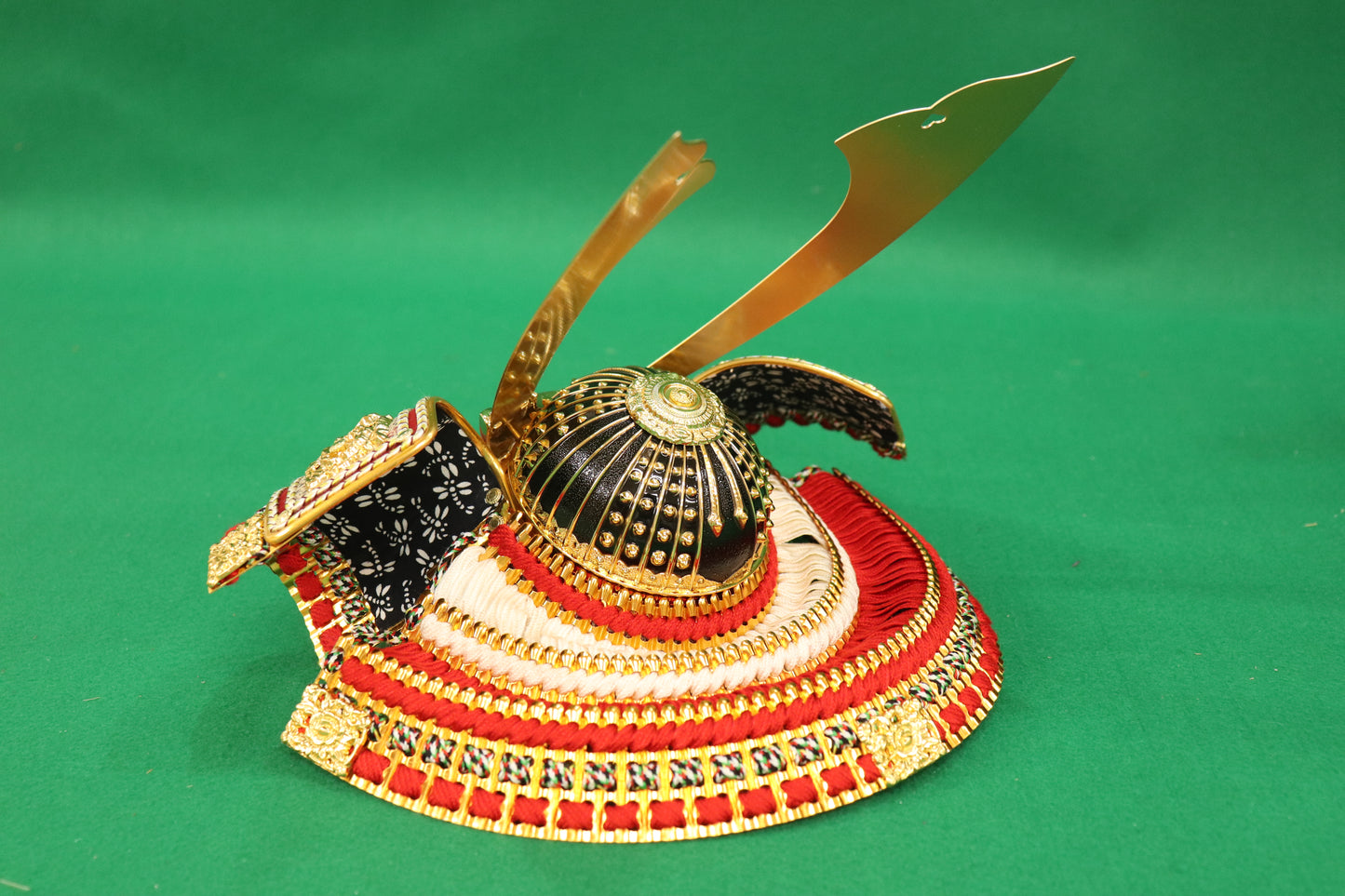 兜平飾り収納五月人形セット (45cm×37cm×58cm)