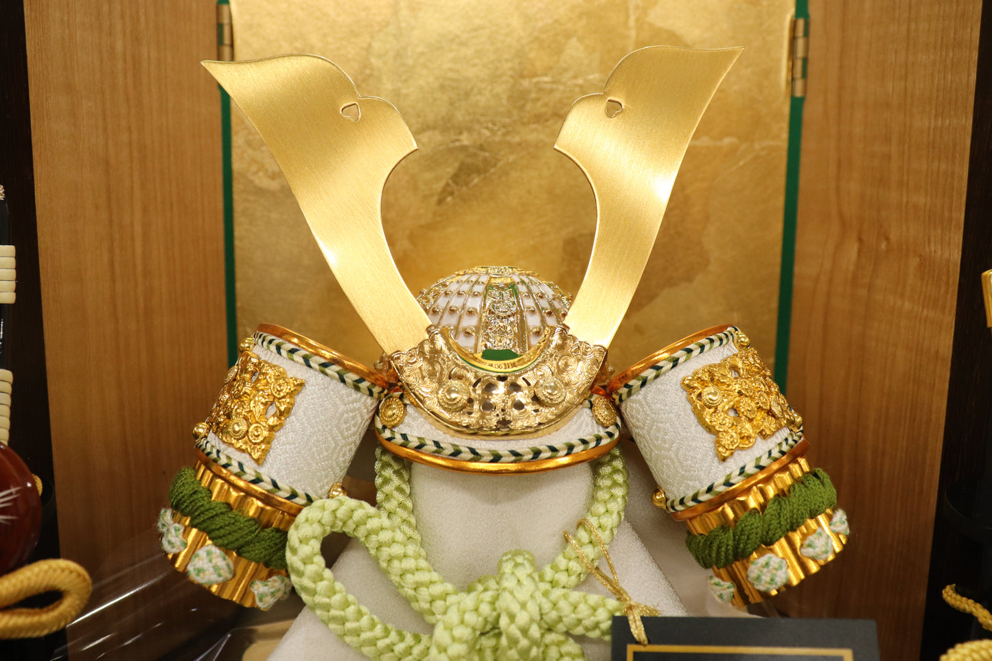 兜平飾り収納五月人形セット (30cm×27cm×42cm)