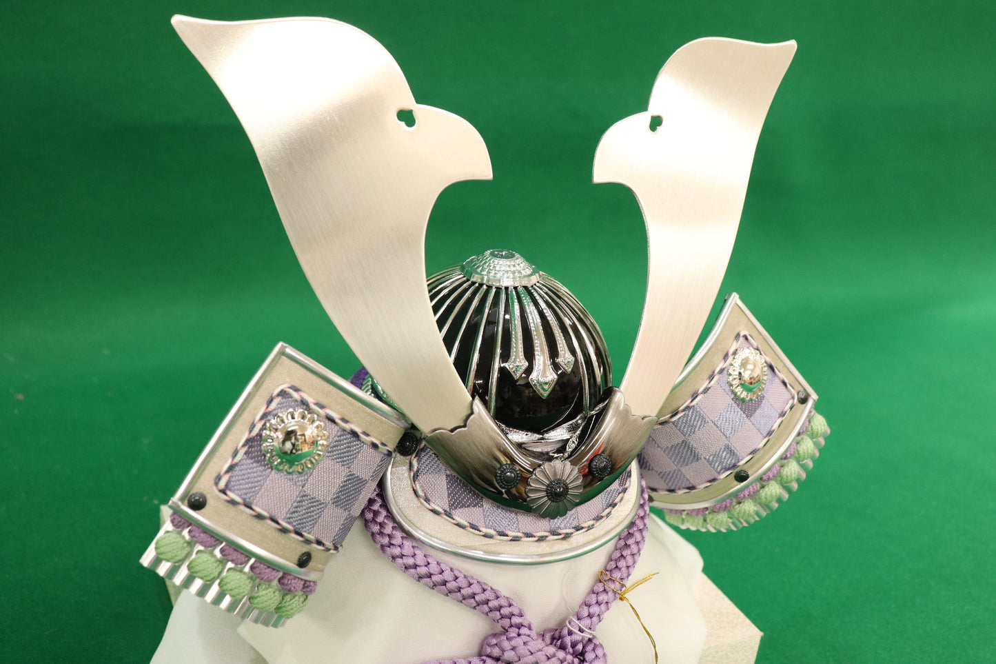 兜平飾り五月人形セット (35cm×25cm×30cm)