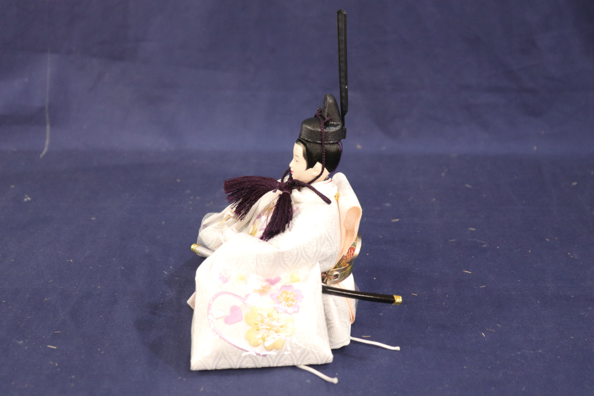 親王飾り雛人形(62cmx30cmx28cm)　