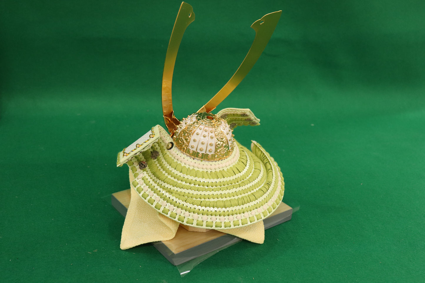 兜平飾り収納五月人形セット (40cm×30cm×48cm)