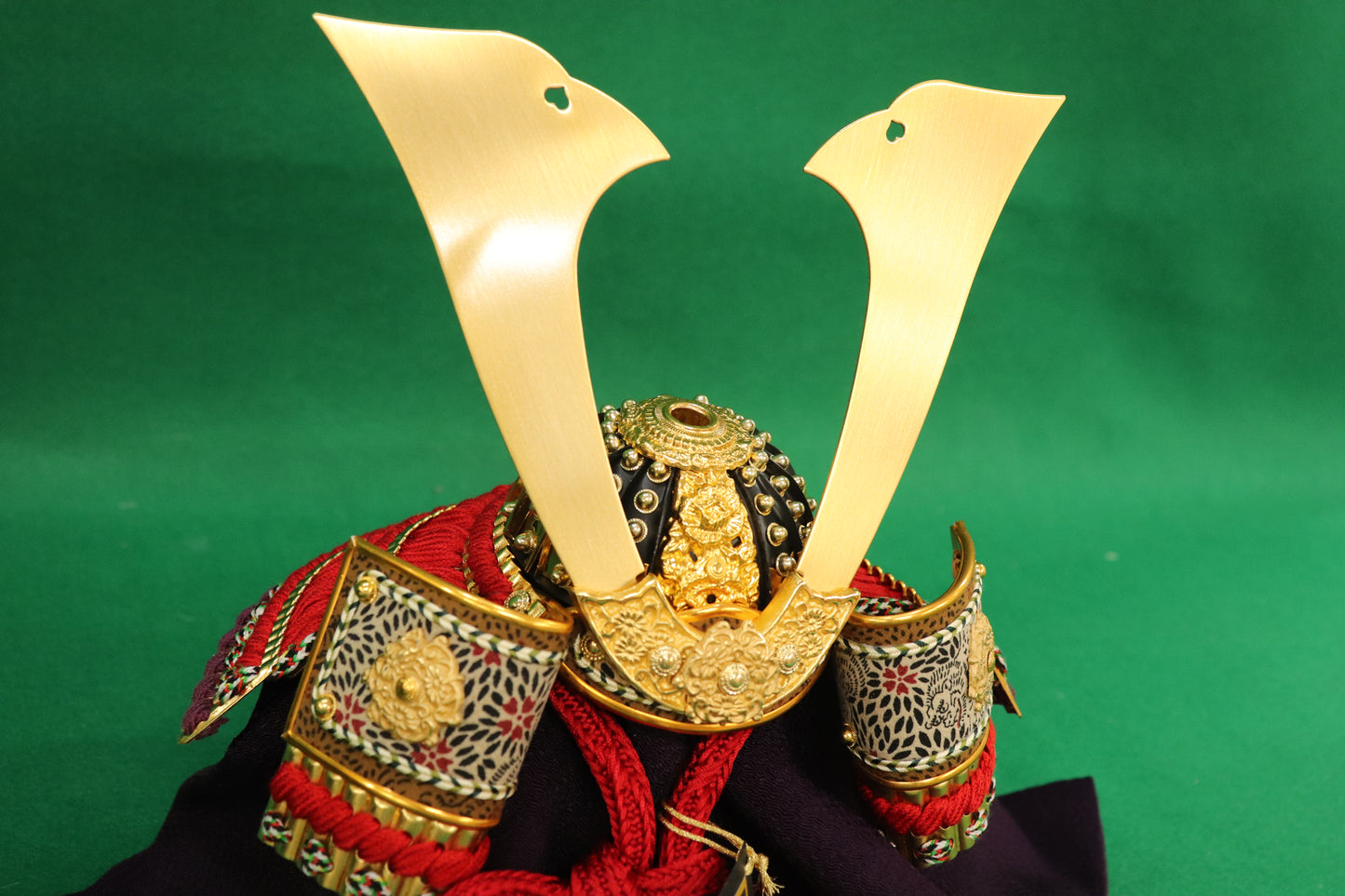 兜平飾り収納五月人形セット (36cm×30cm×47cm)