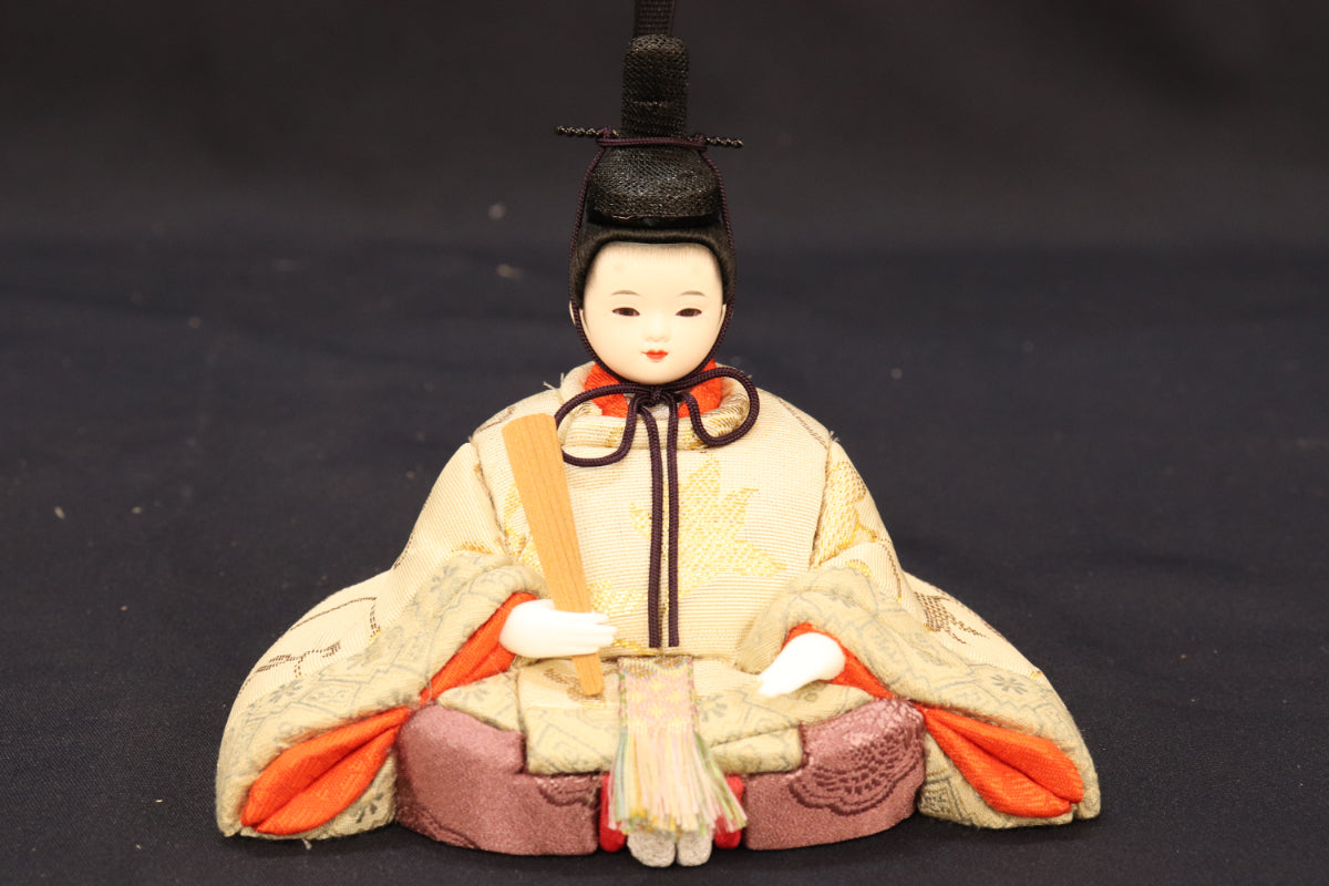 親王木目込み飾り雛人形セット(48cmx29cmx24cm)