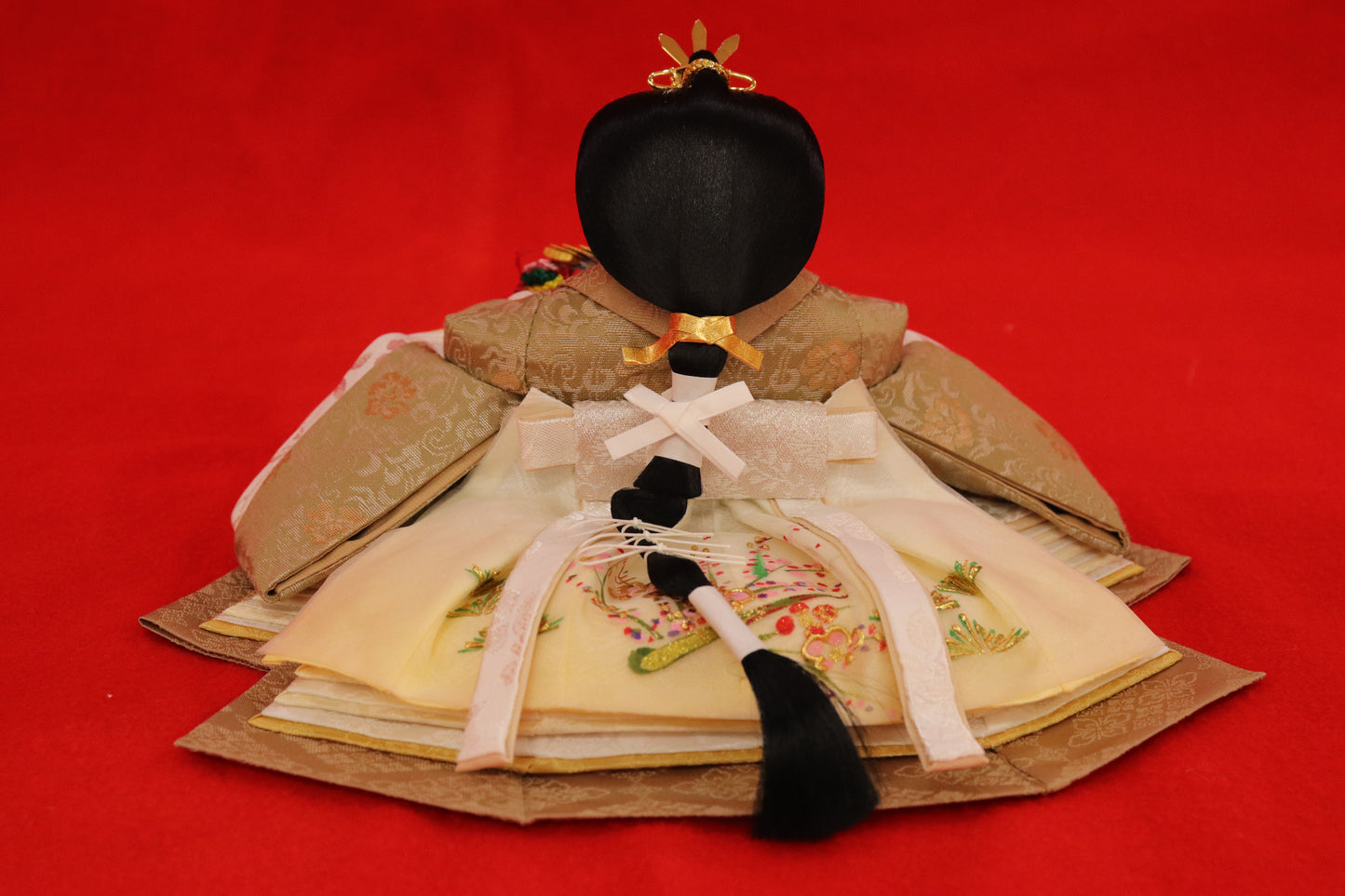 親王飾り雛人形セット （55㎝ ×32㎝×27㎝）