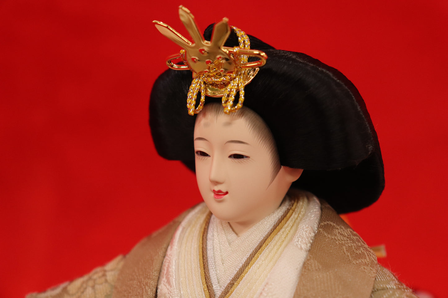 親王飾り雛人形セット （55㎝ ×32㎝×27㎝）