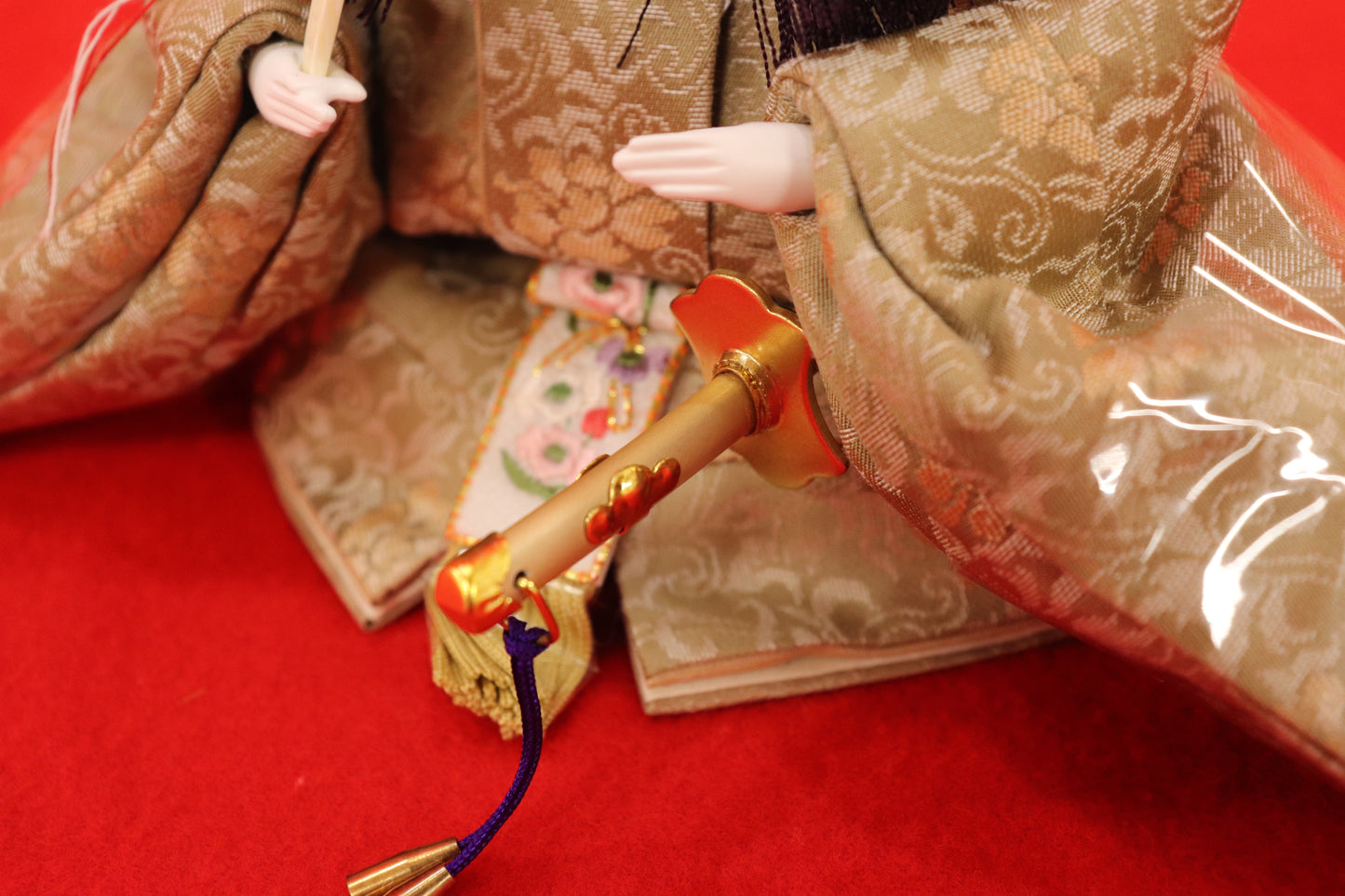 親王飾り雛人形セット （55㎝ ×32㎝×27㎝）