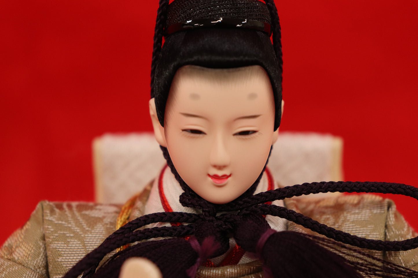 親王飾り雛人形セット （55㎝ ×32㎝×27㎝）