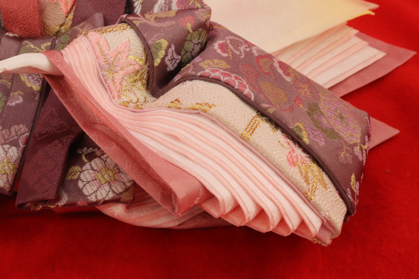 親王飾り雛人形セット （75cm×42cm×34cm）