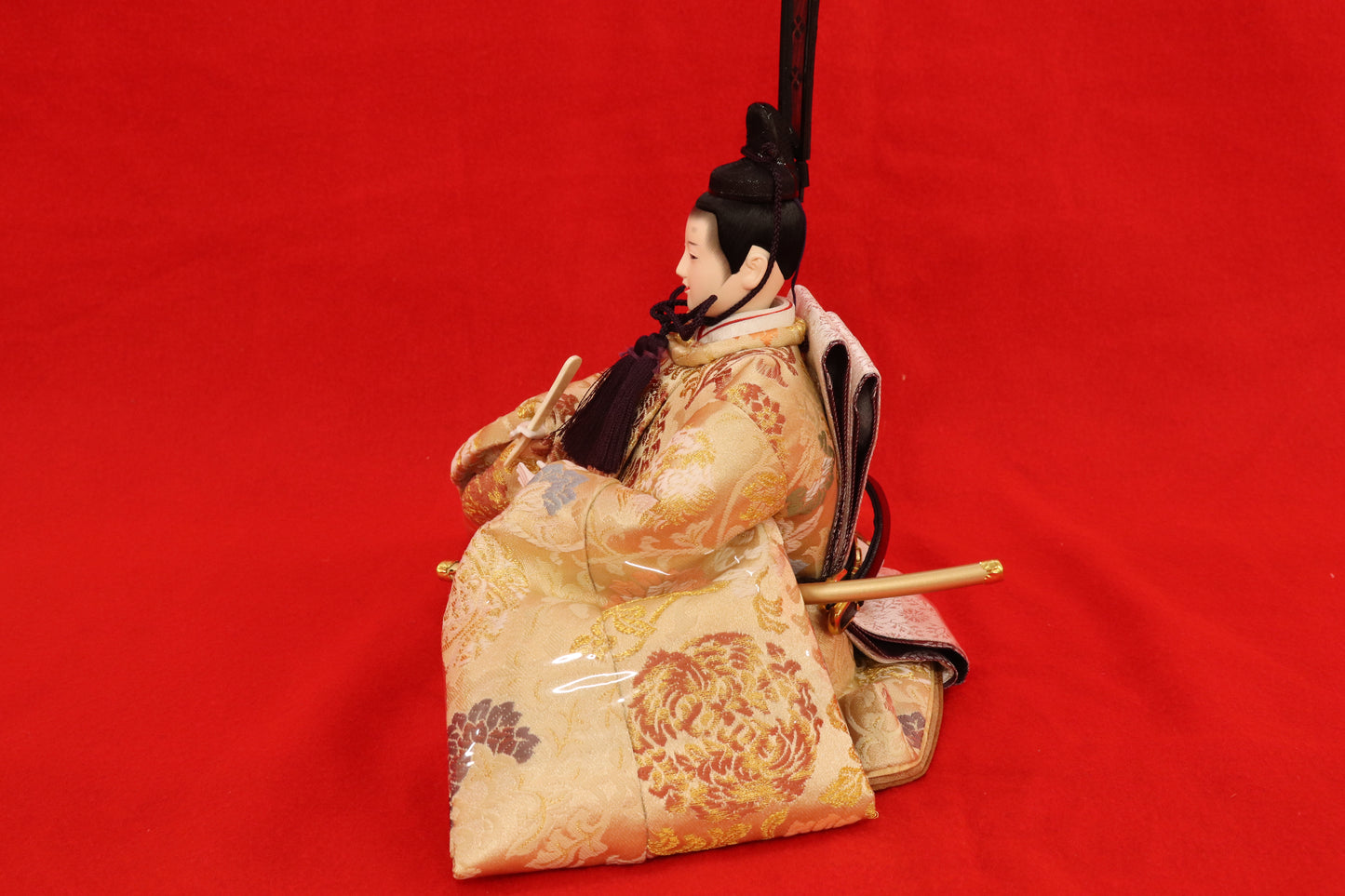 親王飾り雛人形セット （75cm×42cm×34cm）