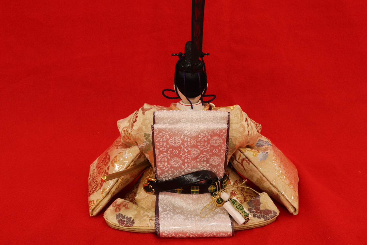 親王飾り雛人形セット （75cm×42cm×34cm）