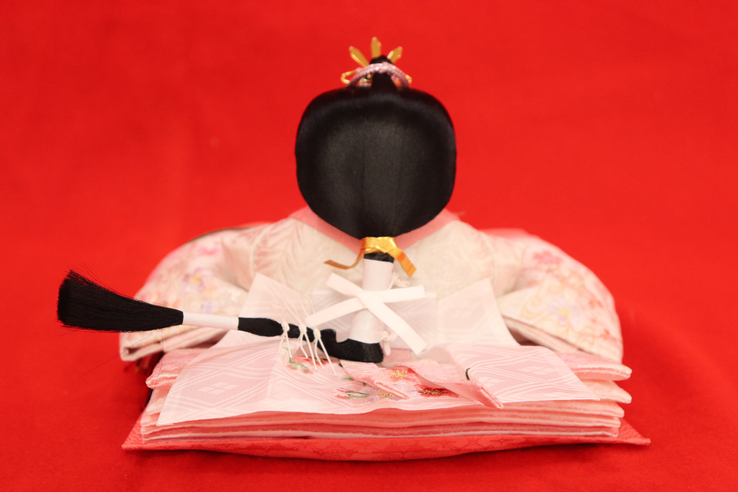 親王飾り雛人形セット (56cmx40cmx57cm)