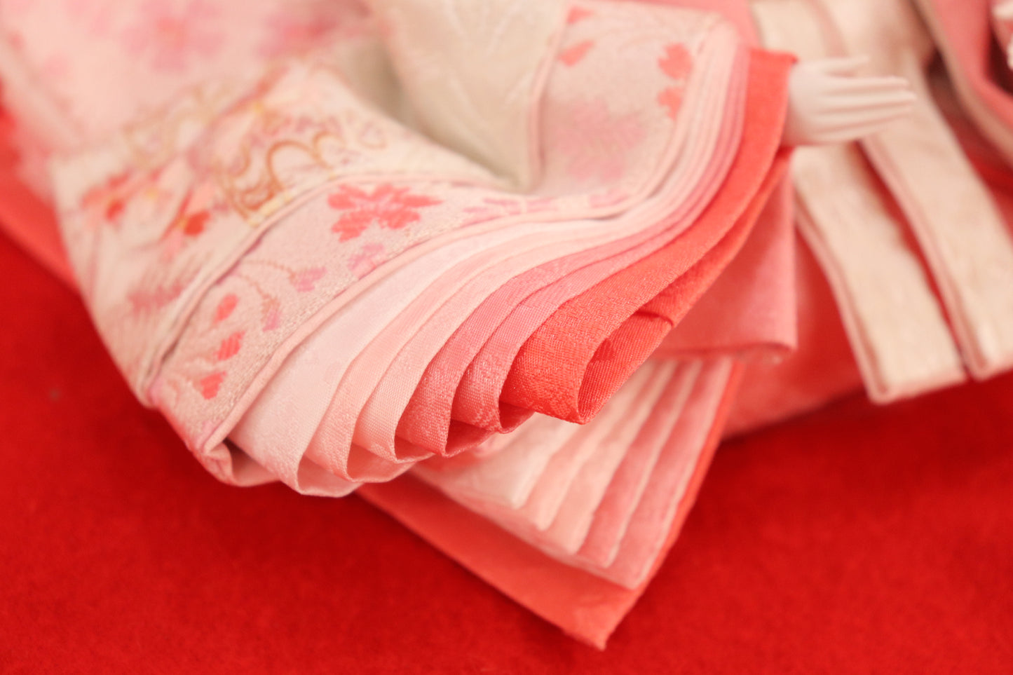 親王飾り雛人形セット (56cmx40cmx57cm)