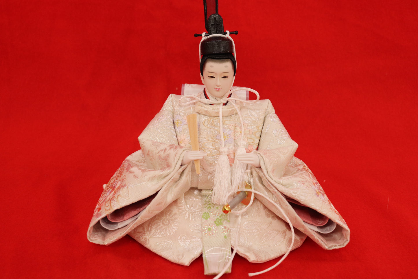 親王飾り雛人形セット (56cmx40cmx57cm)