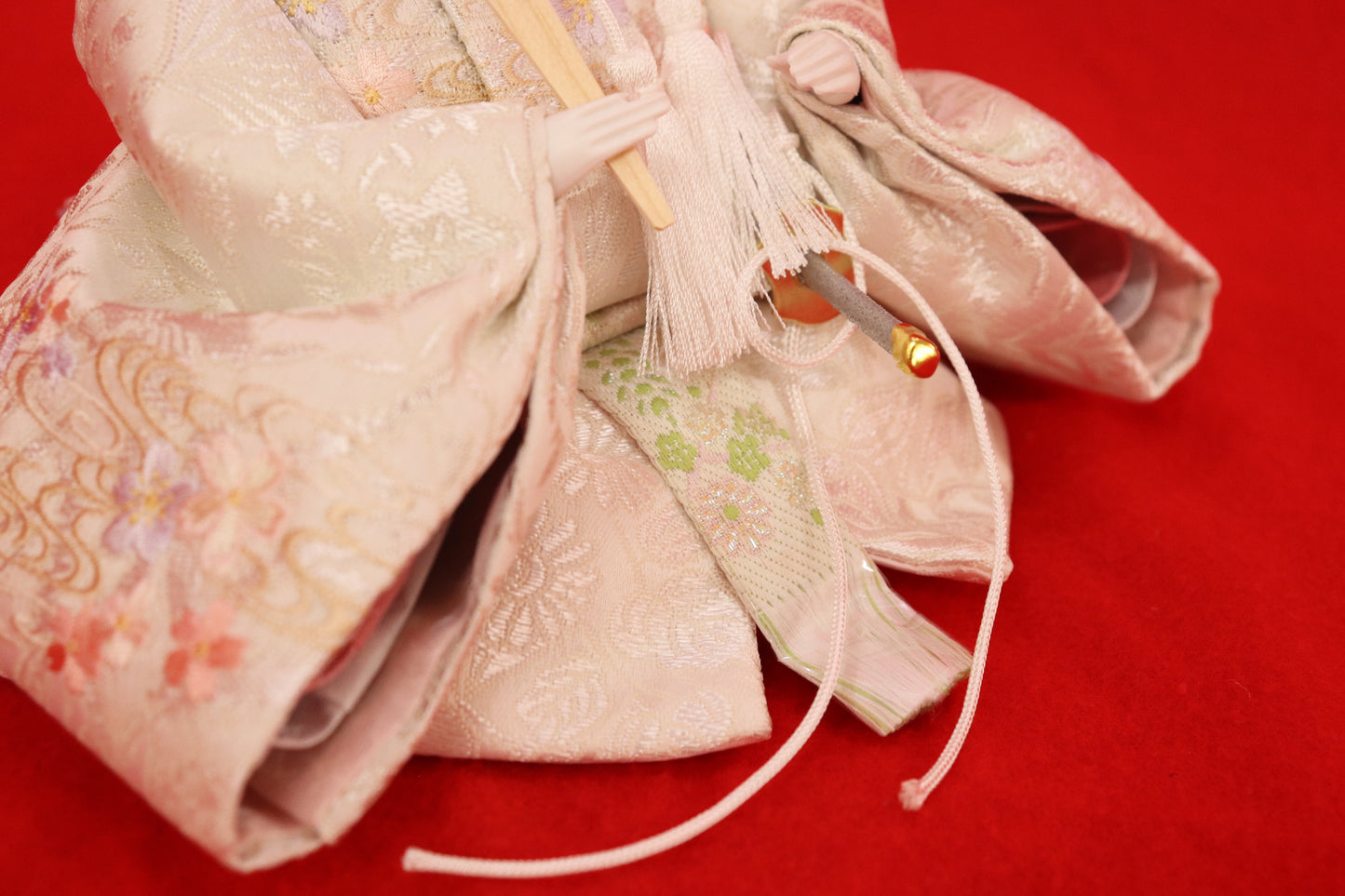 親王飾り雛人形セット (56cmx40cmx57cm)