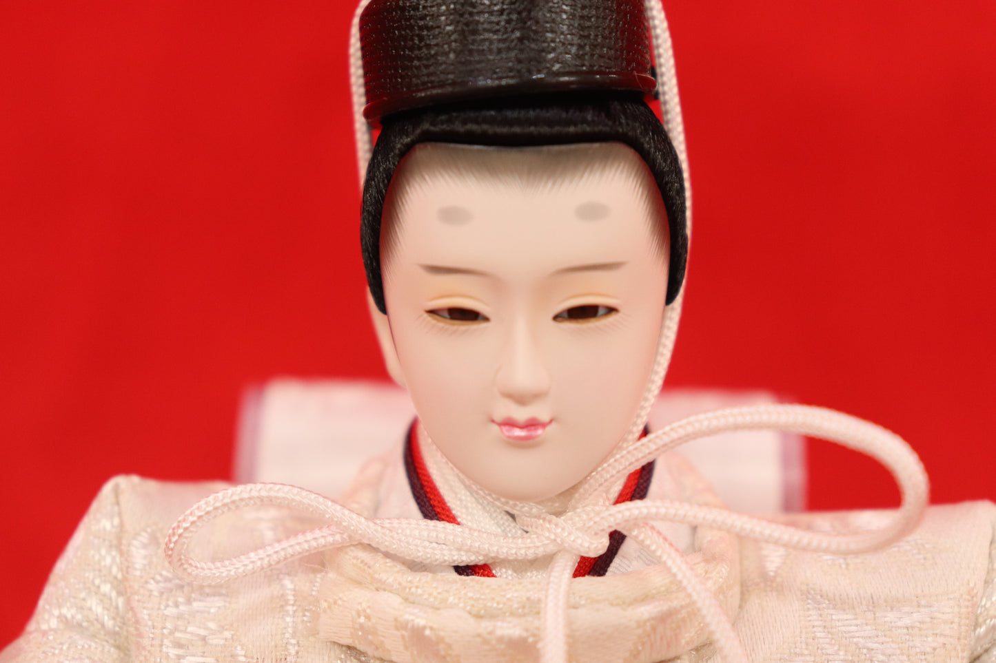 親王飾り雛人形セット (56cmx40cmx57cm)