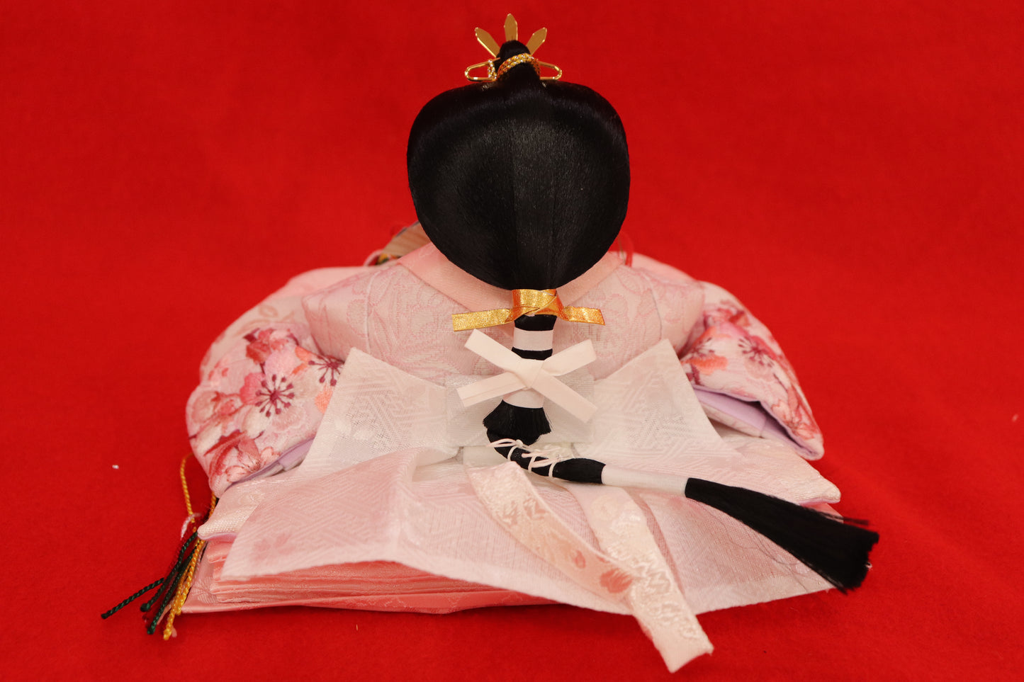 親王飾り雛人形セット (48cmx38cmx48cm)