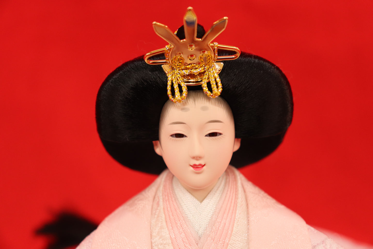 親王飾り雛人形セット (48cmx38cmx48cm)