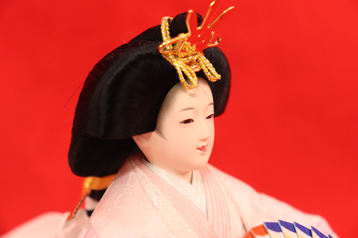 親王飾り雛人形セット (48cmx38cmx48cm)