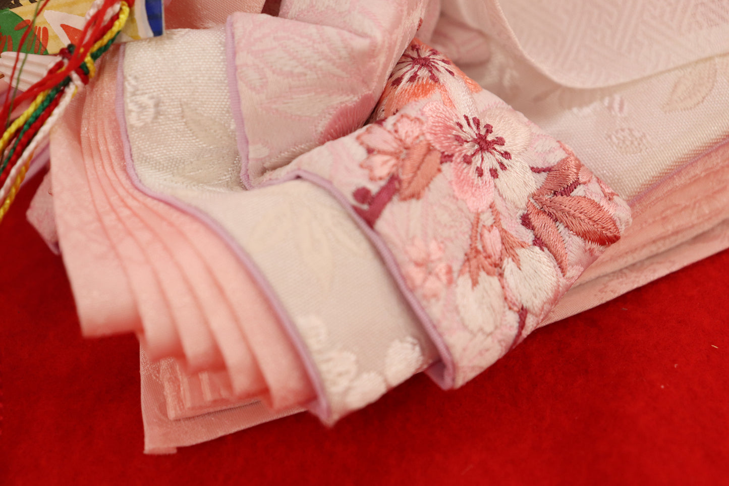 親王飾り雛人形セット (48cmx38cmx48cm)