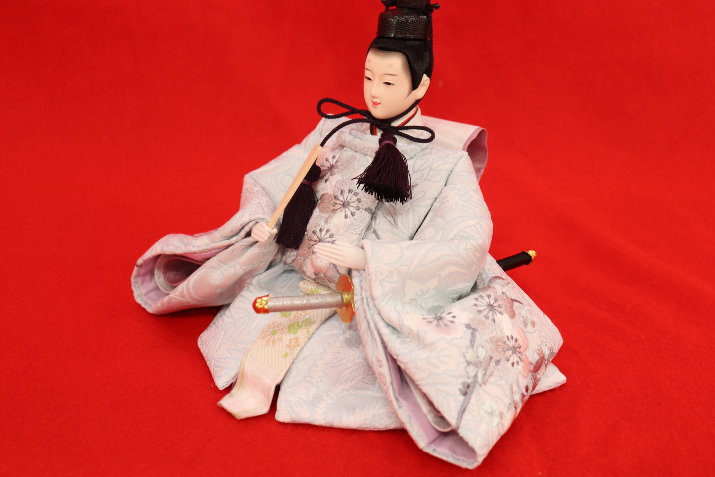 親王飾り雛人形セット (48cmx38cmx48cm)