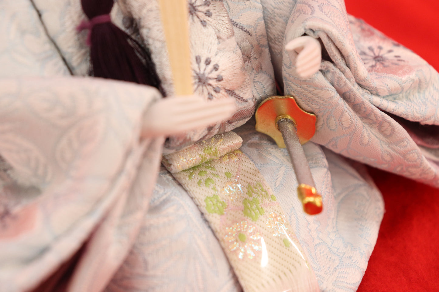 親王飾り雛人形セット (48cmx38cmx48cm)