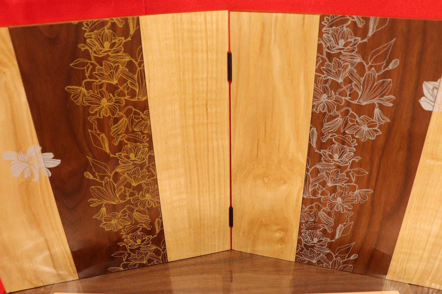 親王飾り雛人形セット (49cmx33cmx51cm)