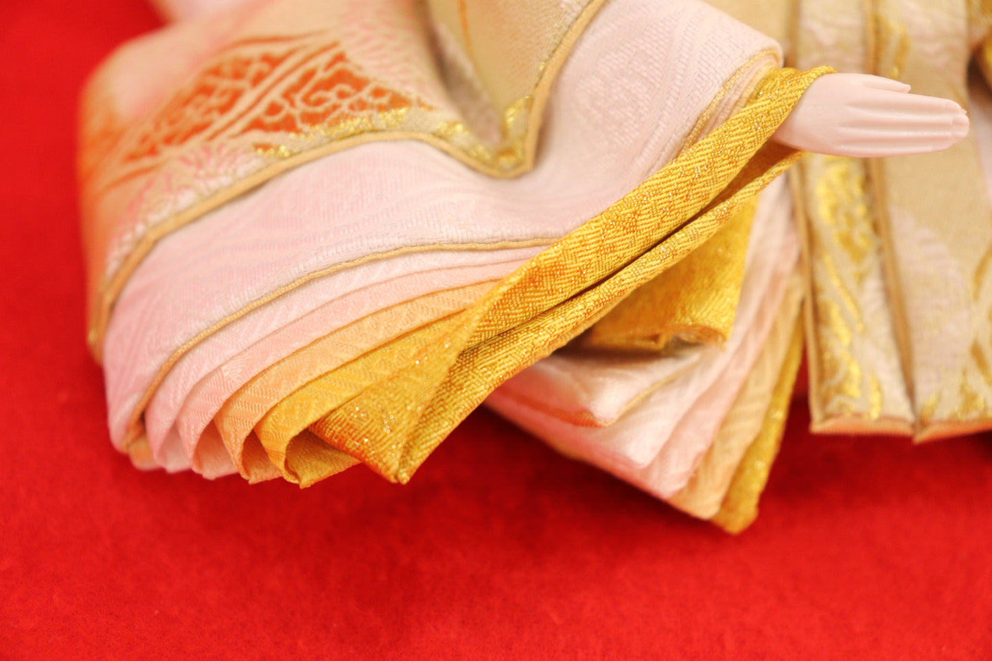 親王飾り雛人形セット (49cmx33cmx51cm)