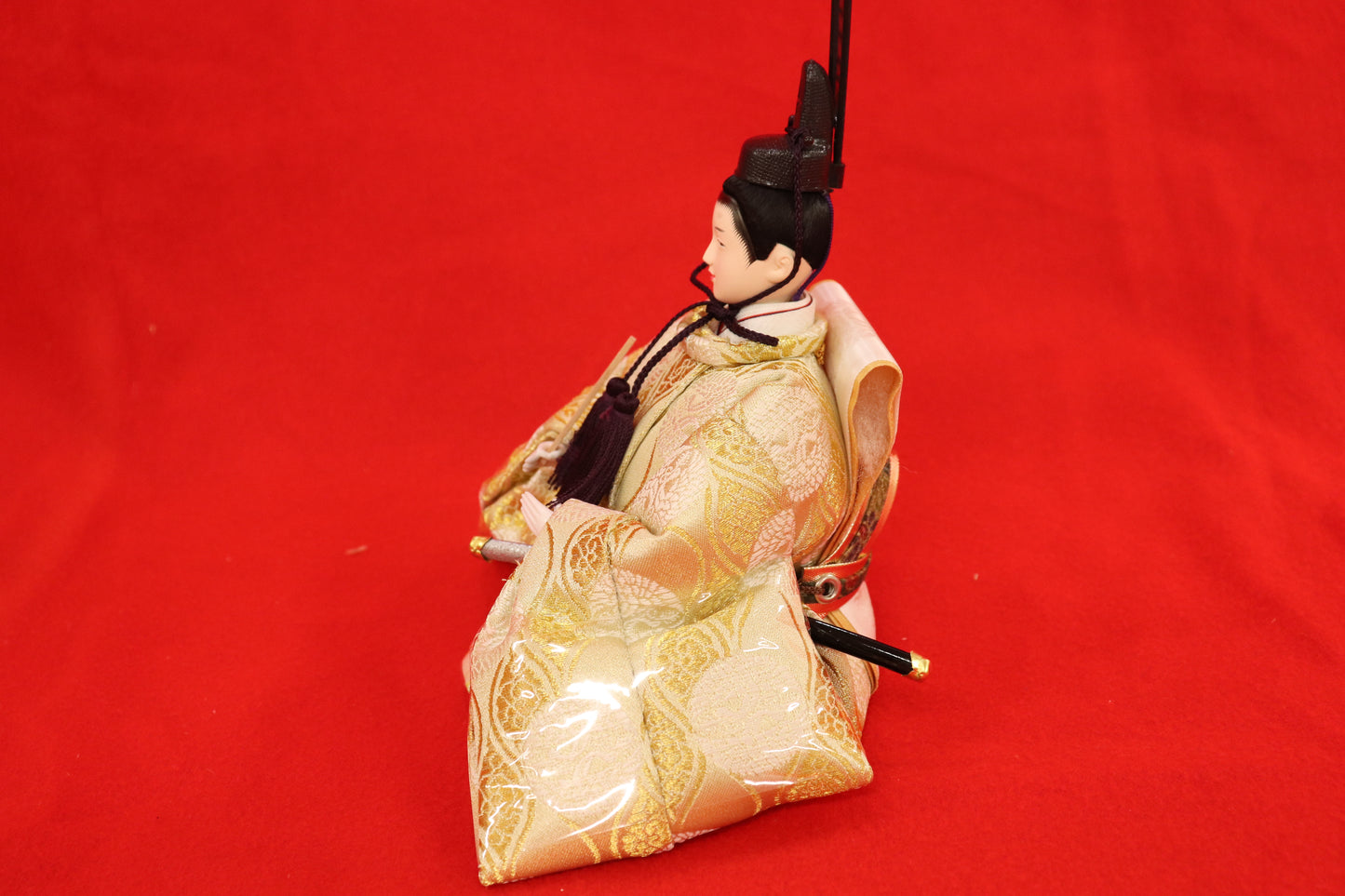 親王飾り雛人形セット (49cmx33cmx51cm)