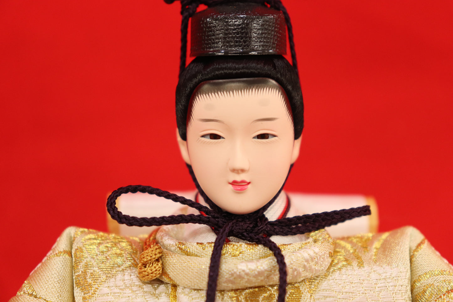 親王飾り雛人形セット (49cmx33cmx51cm)