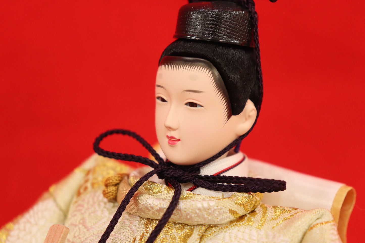 親王飾り雛人形セット (49cmx33cmx51cm)