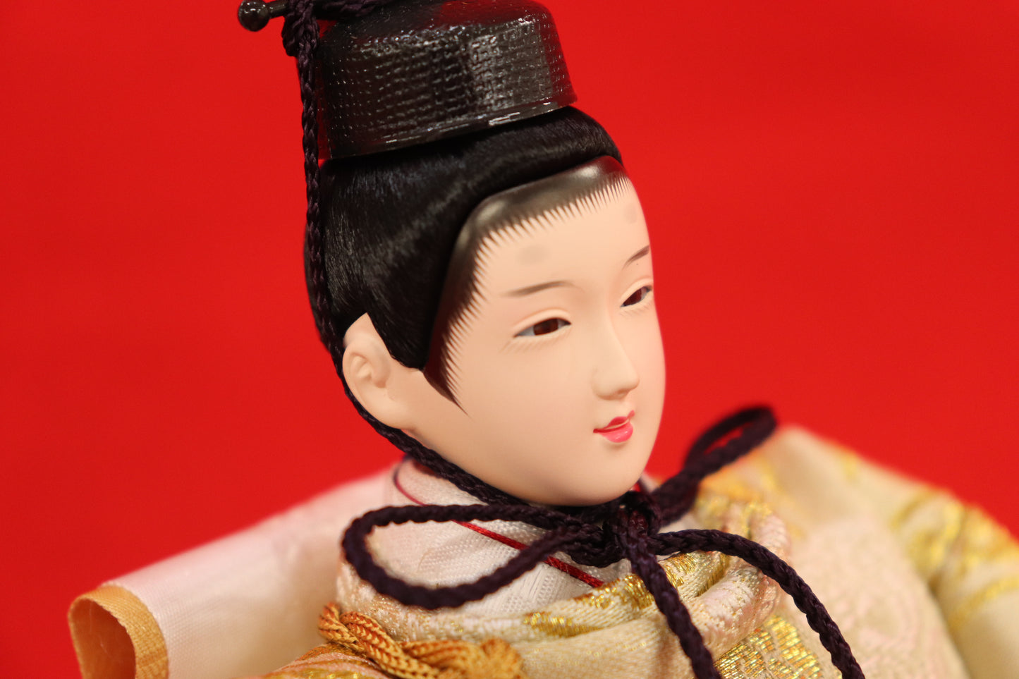 親王飾り雛人形セット (49cmx33cmx51cm)