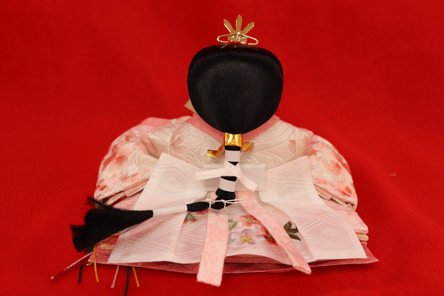 親王飾り雛人形セット (50cm×33cm×46cm)