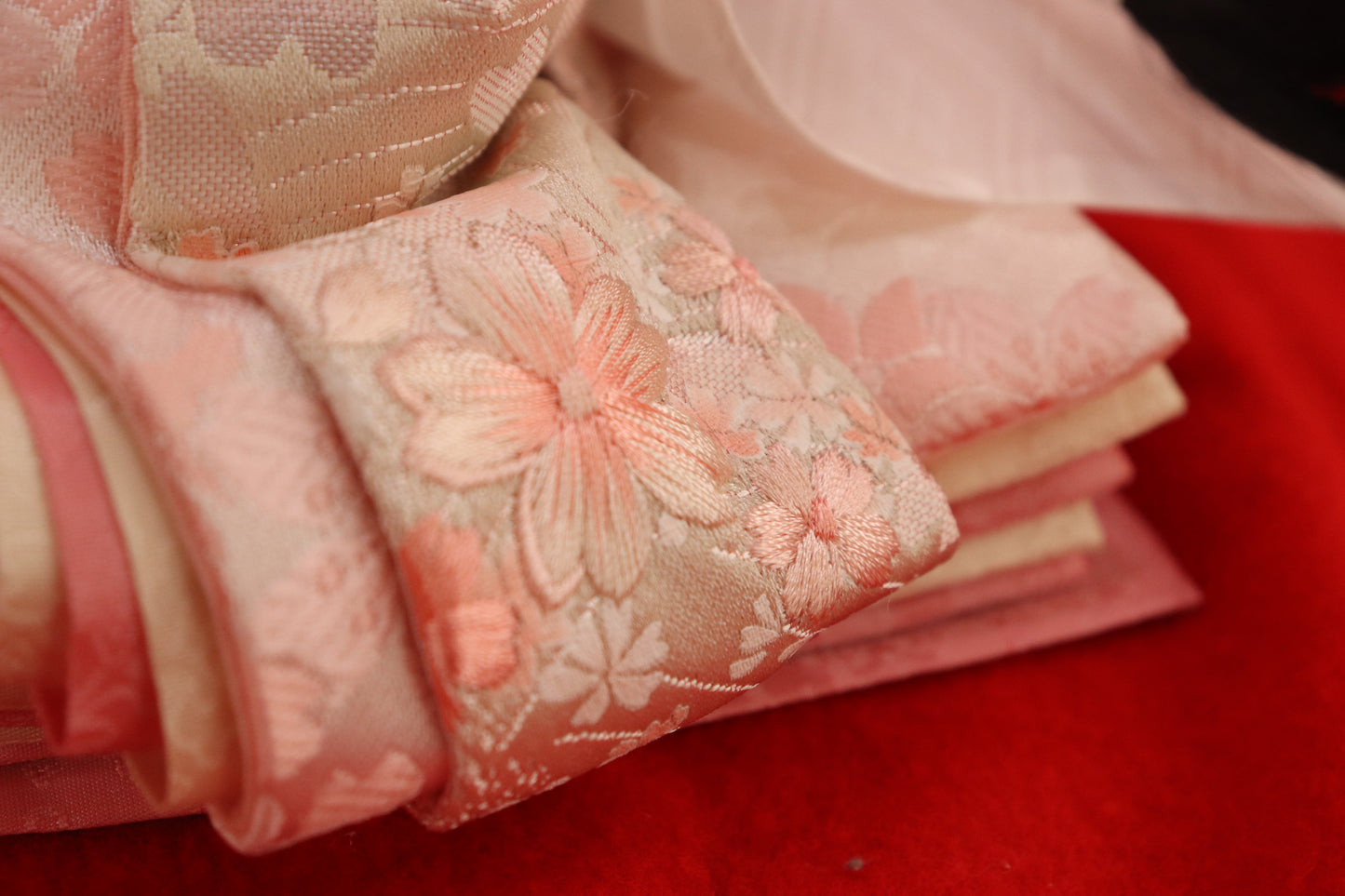 親王飾り雛人形セット (50cm×33cm×46cm)