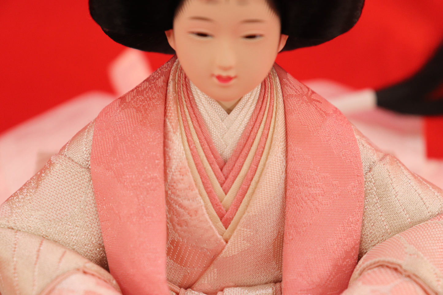 親王飾り雛人形セット (50cm×33cm×46cm)