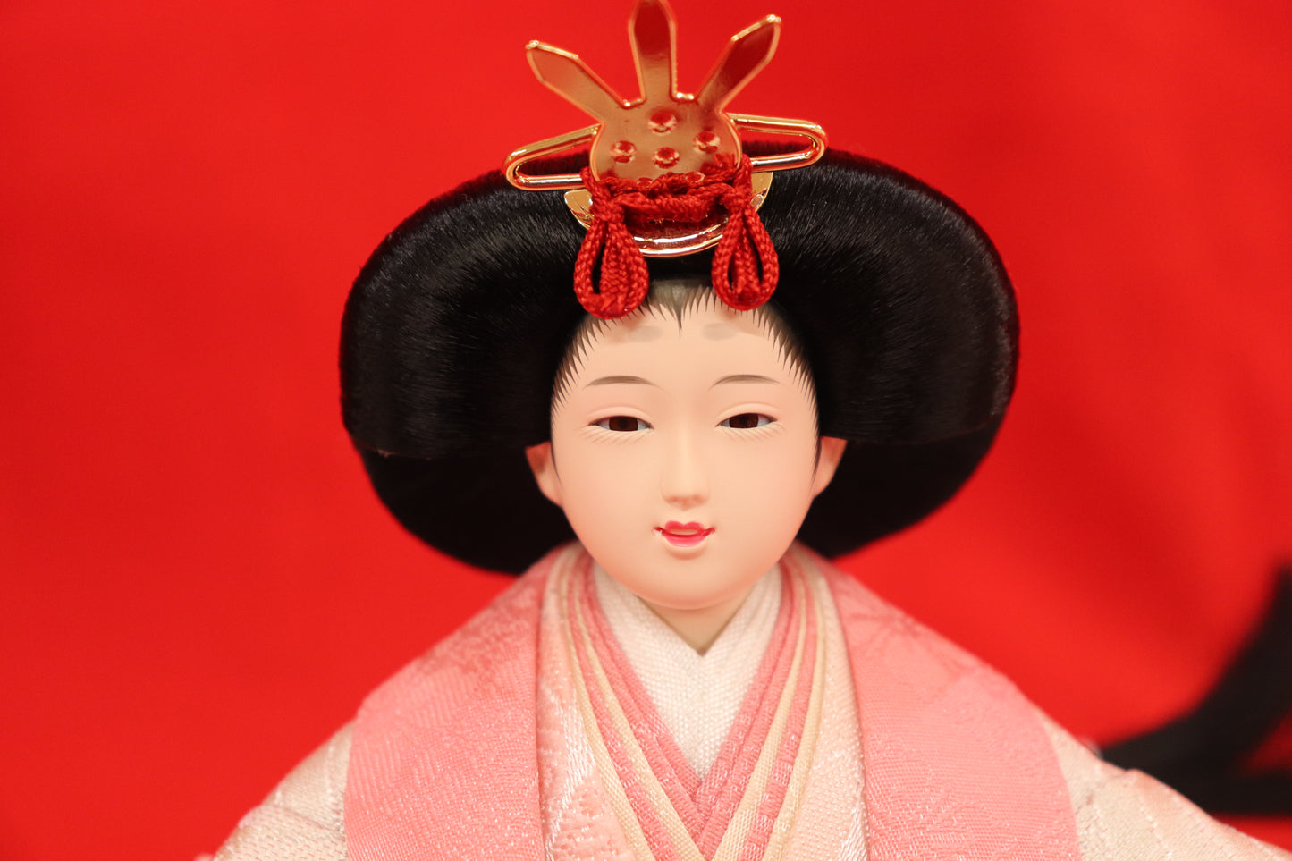 親王飾り雛人形セット (50cm×33cm×46cm)