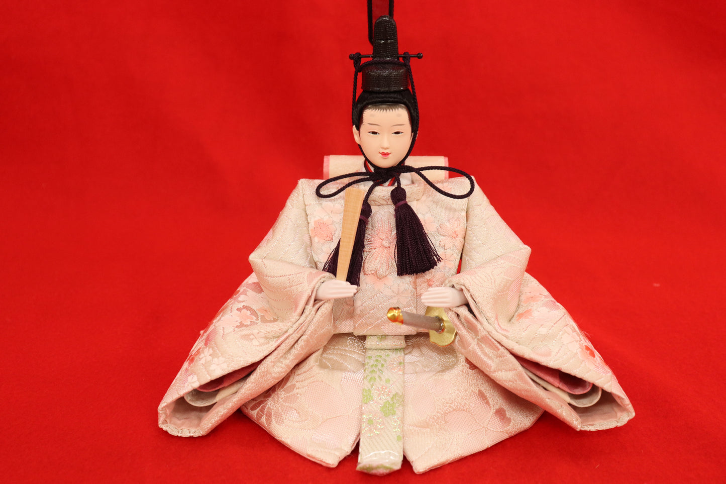 親王飾り雛人形セット (50cm×33cm×46cm)