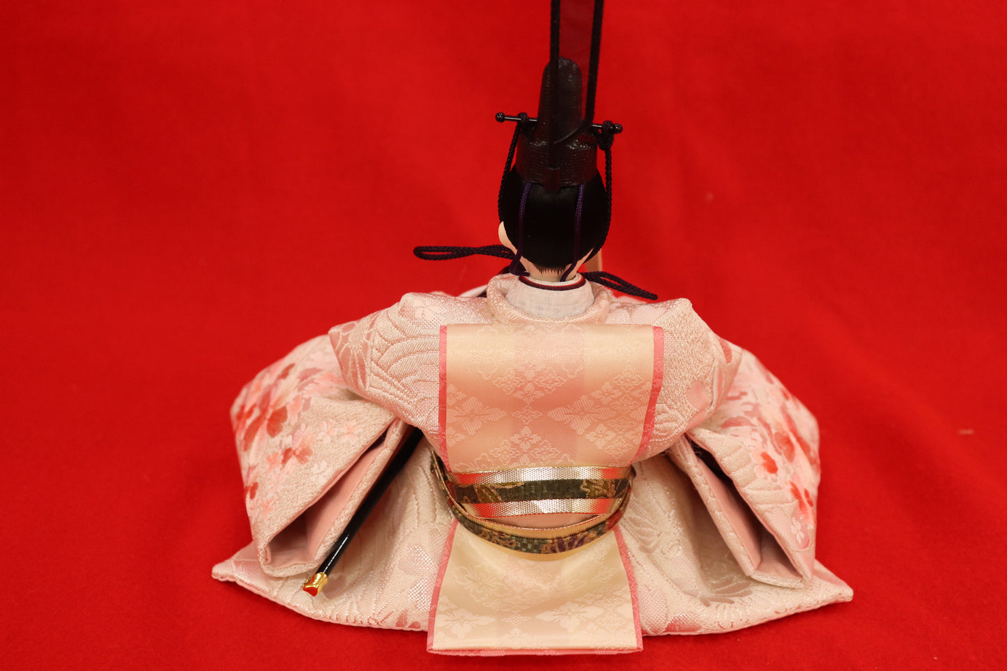 親王飾り雛人形セット (50cm×33cm×46cm)