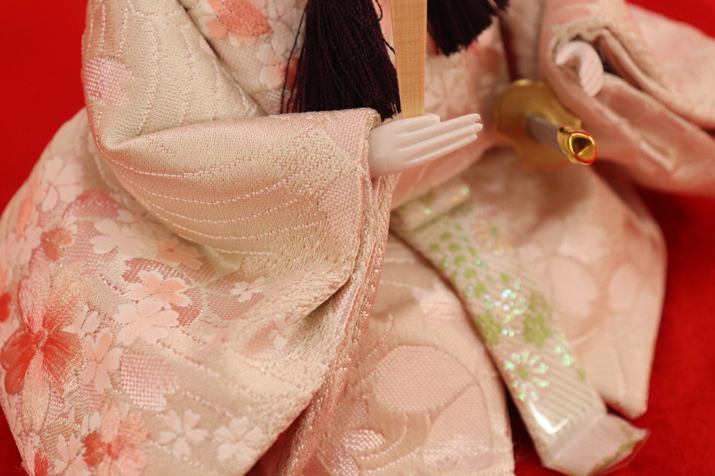 親王飾り雛人形セット (50cm×33cm×46cm)