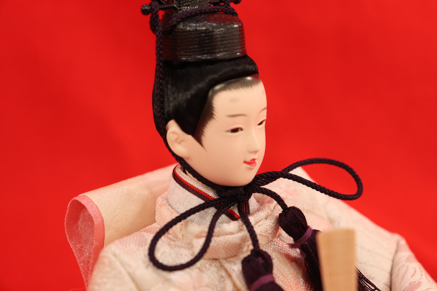 親王飾り雛人形セット (50cm×33cm×46cm)