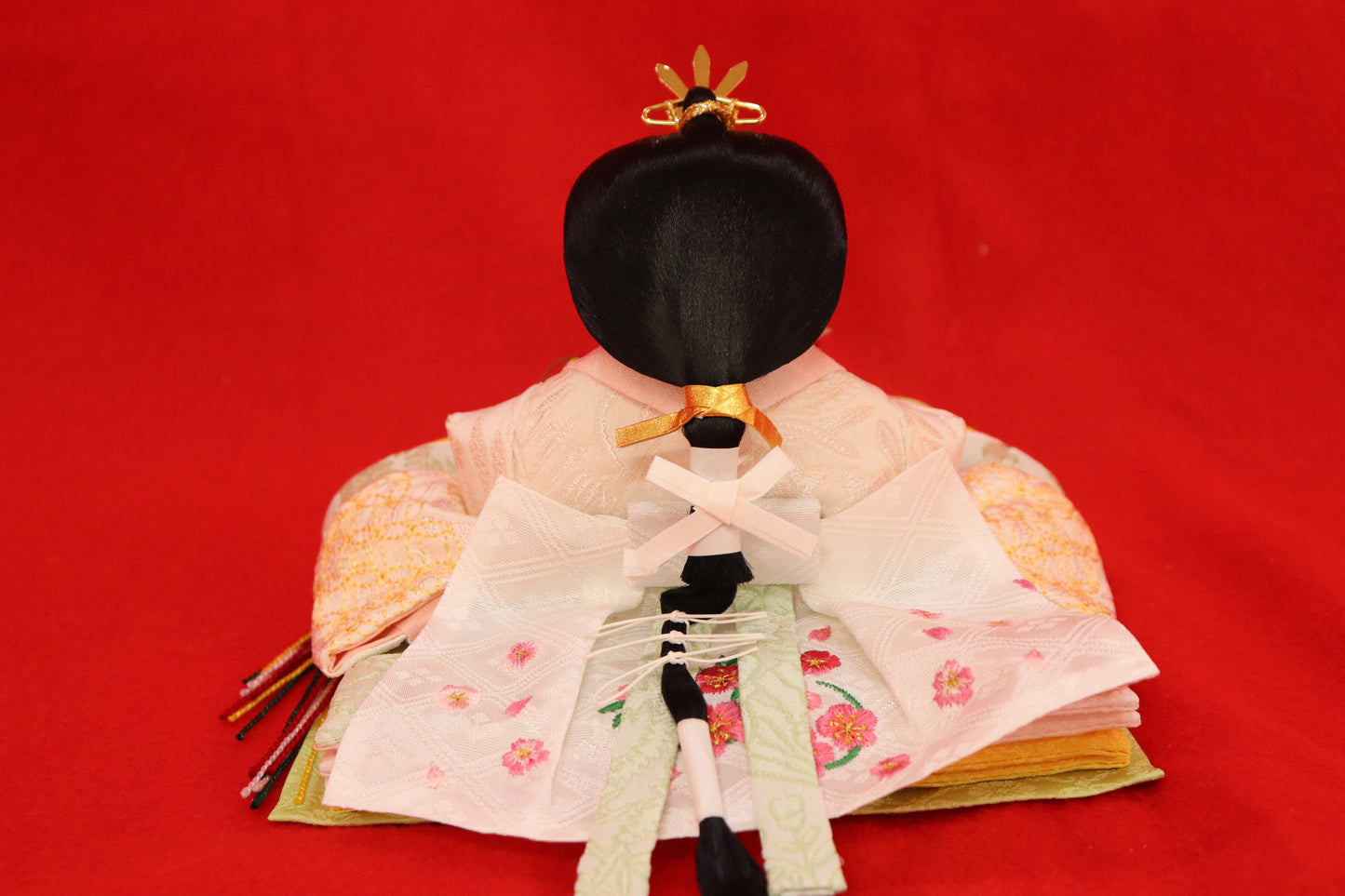 親王飾り雛人形セット (55cm×33cm×27cm)