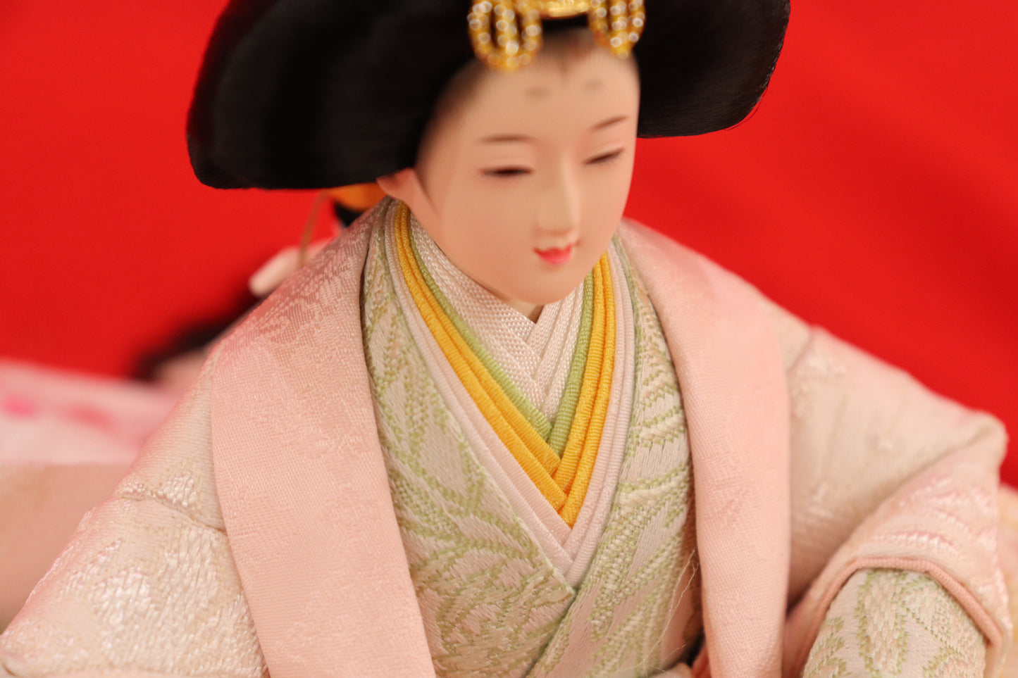 親王飾り雛人形セット (55cm×33cm×27cm)