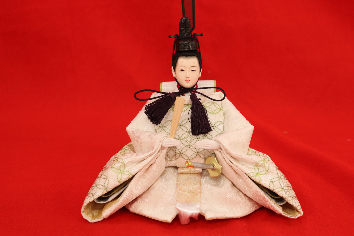 親王飾り雛人形セット (55cm×33cm×27cm)