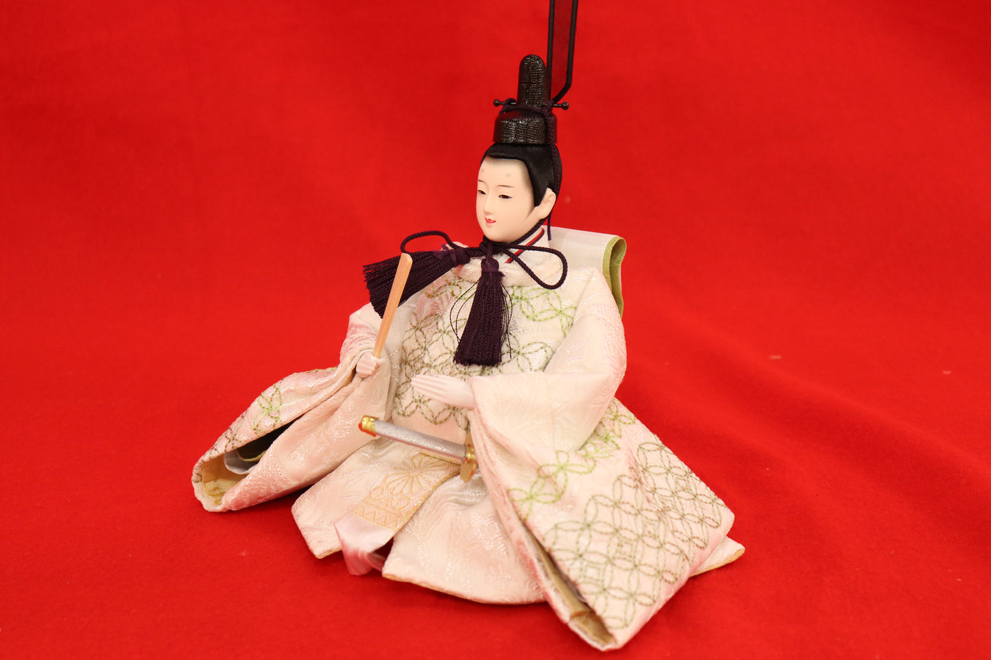 親王飾り雛人形セット (55cm×33cm×27cm)