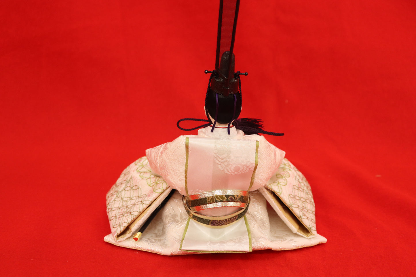 親王飾り雛人形セット (55cm×33cm×27cm)