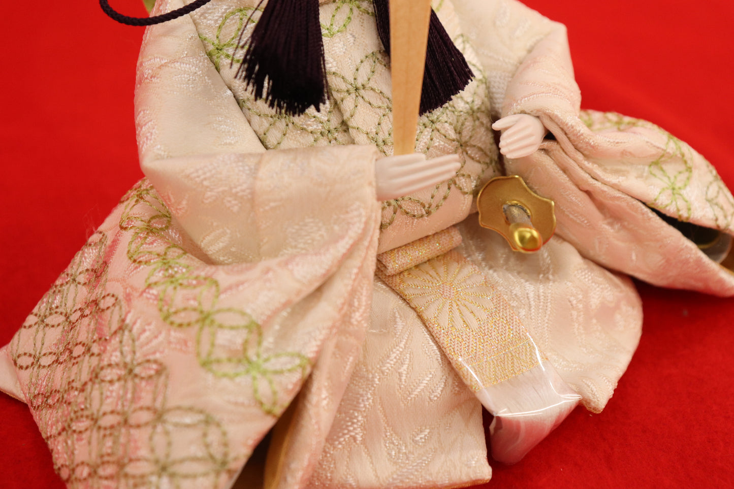 親王飾り雛人形セット (55cm×33cm×27cm)