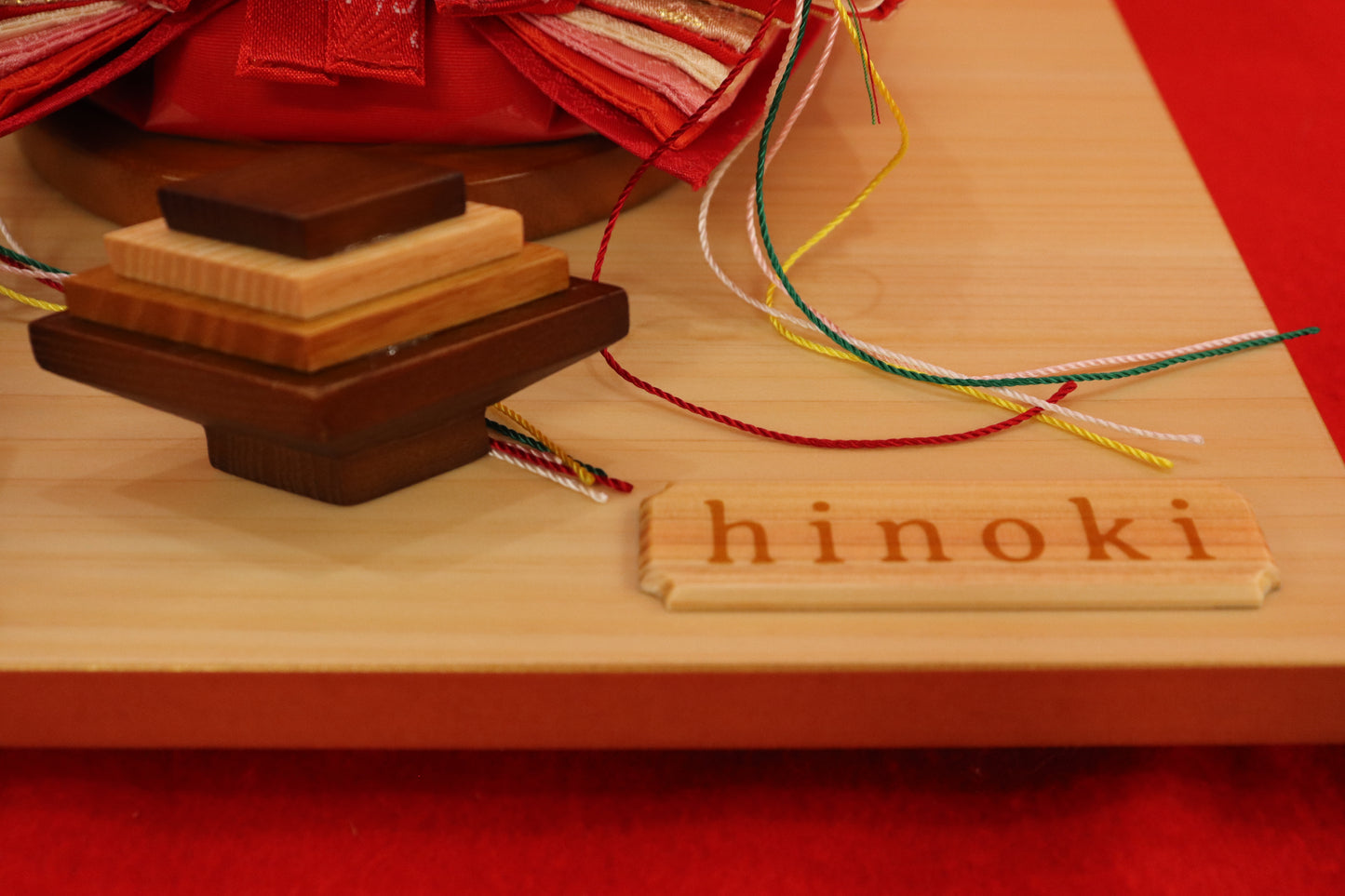 親王飾り雛人形セット (40cm×27cm×24cm)