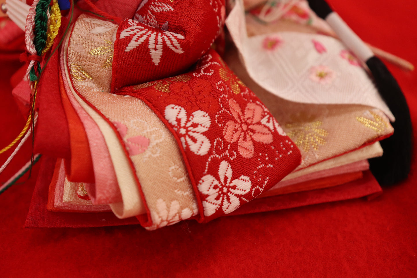 親王飾り雛人形セット (40cm×27cm×24cm)