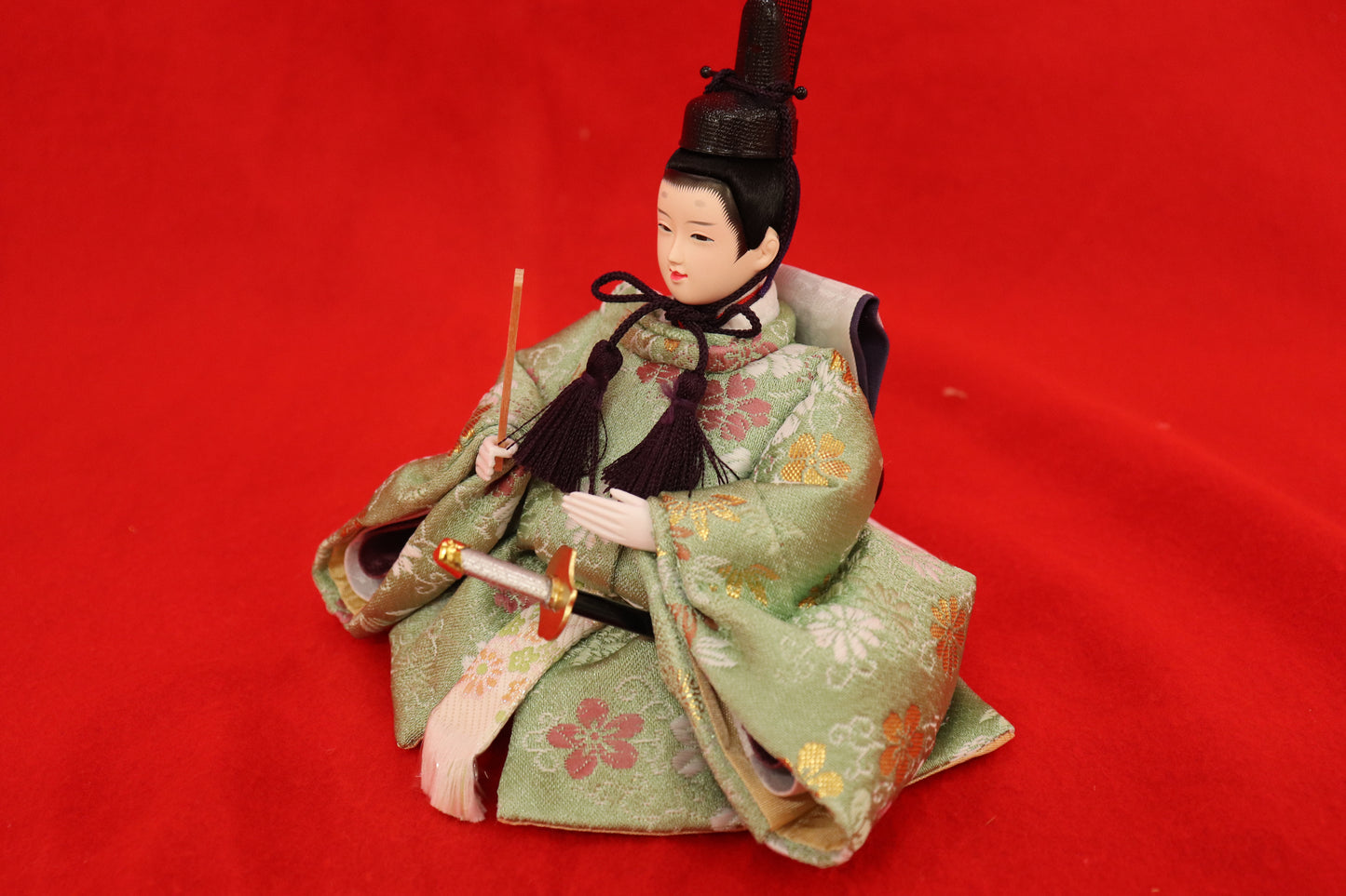 親王飾り雛人形セット (40cm×27cm×24cm)