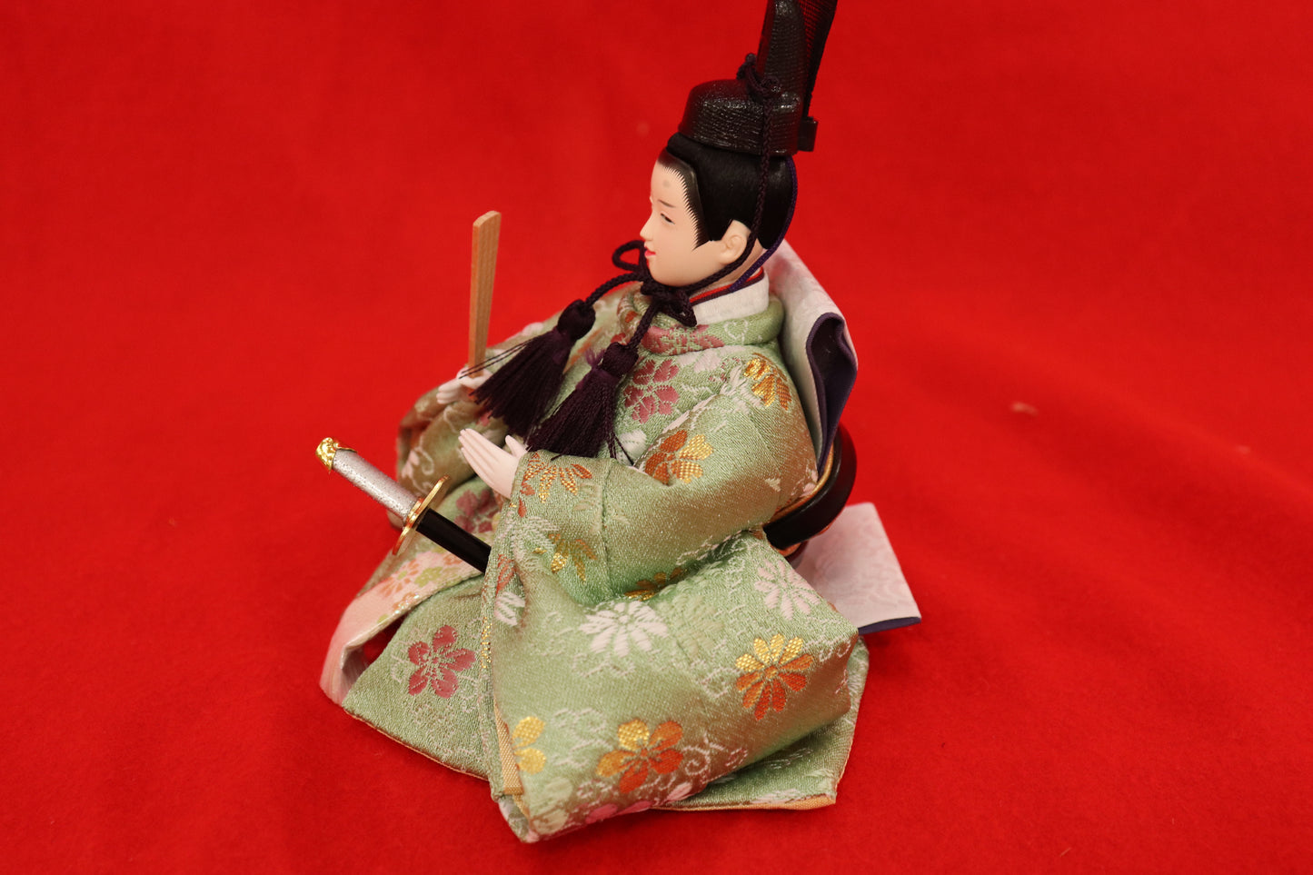 親王飾り雛人形セット (40cm×27cm×24cm)